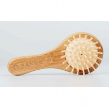 Banbu Cepillo De Bambu Y Caucho Natural Viaje.