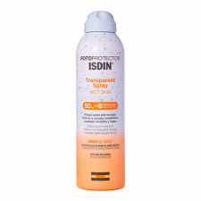 Isdin Fotoprotector Transparent Spray Wet Skin SPF 50 tamaño viaje