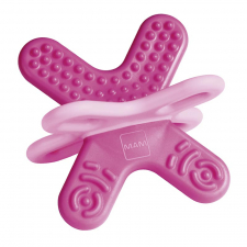 Mam Baby Mordedor Mini Bite & Relax Caja 2 Esterilizadora Rosa