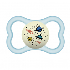 Mam Baby Chupete Silicona Simetrica Supreme Night 1 Unidad Azul 16+ Meses