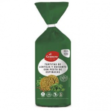 El Granero Tortitas De Lenteja Guisante Con Espinacas 122 G