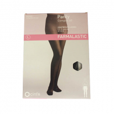 Panty Comp Muy Ligera 40 Den Farmalastic Negro T