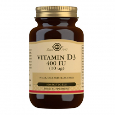 Solgar Vitamina D3 400 Ui 10Mcg. 100 Perlas