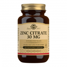 Solgar Citrato De Zinc 30Mg. 100 Cápsulas Vegetales