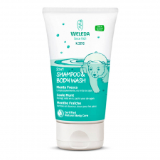 Weleda 2 En 1 Champú Y Gel De Ducha Menta Fresca 150 ml