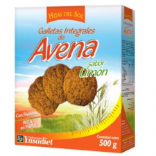 Ynsadiet Galletas De Avena Integrales Sabor Limon 500 G