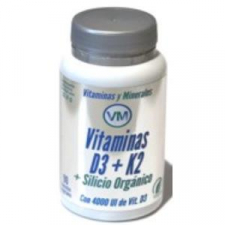 Vitamina D3 + K2 + Silicio 90Cap.
