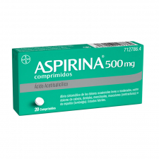Aspirina (500 Mg 20 Comprimidos) - Bayer