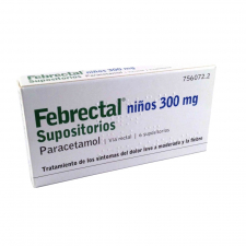 Febrectal Infantil (300 Mg 6 Supositorios) - Varios