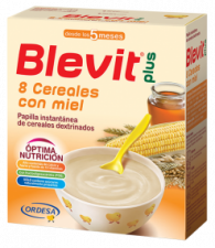 Blevit Plus 8 Cereales Con Miel 1000 Gr.