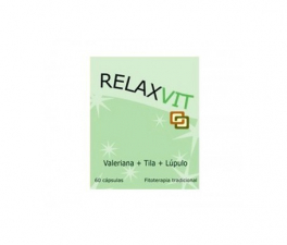 Dieticlar Relaxvit Valeriana+Tila+Lúpulo 60 Cápsulas - Farmacia Ribera