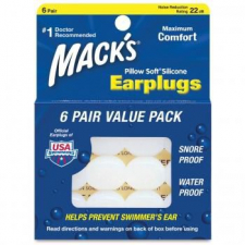 Macks Espuma Ruido Tapones Para Oidos 5Pares