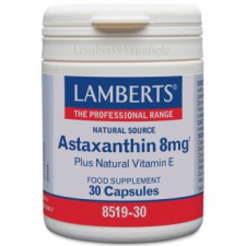 Lamberts Astaxantina Vit E 8 Mg 30 Caps Ref 8519