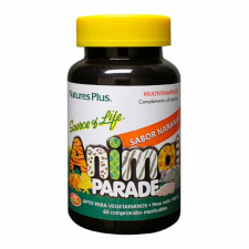 Natures Plus Animal Parade Multiv Naranja 60 Comprimidos Masticables