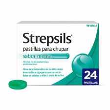 Strepsils (24 Pastillas Para Chupar Menta) - Reckitt Benk