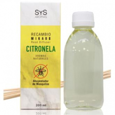 Sys Recambio Mikado Citronela 200Ml.