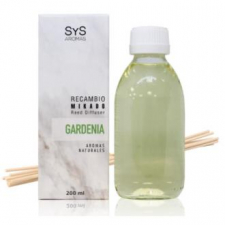 Sys Recambio Ambientador  Gardenia 200Ml.+Palos