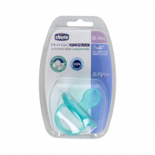 Chupete Chicco Physio Soft Silicona Anat Azul 12M+ 1 Un