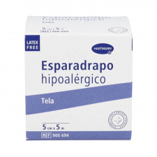 Esparadrapo Hartmann Hipoalerg Tela 5 Mx5 Cm Blanco