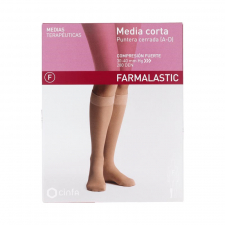 Media Farmal Cor Fte C/Punt Beige T/G 24-25 Cm 1 Un