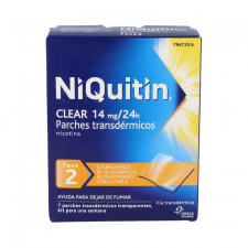 Niquitin Clear 14 Mg/24 H 7 Parches Transdermicos 78 Mg