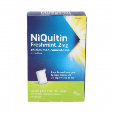 Niquitin Freshmint 2 Mg 30 Chicles Medicamentosos