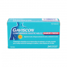 Gaviscon 24 Comprimidos Masticables (Sabor Fresa)