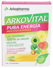 Akovital Pura Energia 30 Comprimidos - Arkopharma