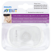 Avent 2 Pezoneras Silicona Standard - Farmacia Ribera