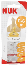 Biberon Cristal T Latex Nuk First Choice 120 Cc - Roche