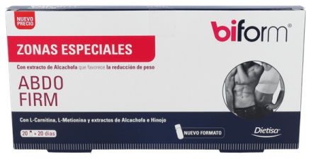 Biform Abdofirm 20 Viales Plastico - Dietisa