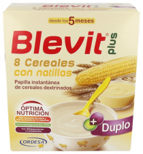 Blevit Plus Duplo 8 Cereales Con Natillas 600 G - Varios