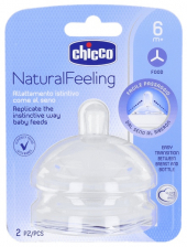 Chicco Step Up3 Tetina +6M F.Papilla 2Un - Farmacia Ribera