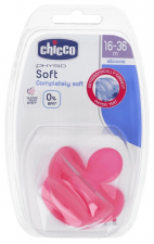 Chupete Silicona Chicco Physio Soft Anatomico Gommotto 12 M+ Ros - Farmacia Ribera