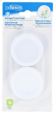Dr Brown'S Tapones De Viaje Boca Ancha 2Unidades - Farmacia Ribera