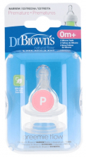 Dr.Browns Tetina Estandar Prematuros Silicona 2 Unidades - Farmacia Ribera