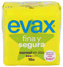Evax Comp Fina y Segura Normal 16 Unid