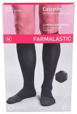 Farmalastic Calcetin Antibacteriano Compresión Normal Talla Egde Negro - Farmacia Ribera