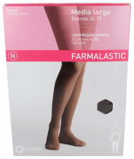 Farmalastic Media Larga Blonda (A-F) Normal Talla Reina Plus Cápsulas Uchi - Farmacia Ribera