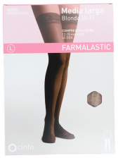 Farmalastic Media Larga Compresión. Ligera Blonda Tallapequeña Visón - Farmacia Ribera