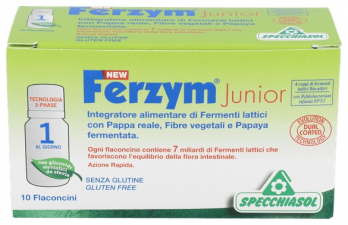 Ferzym Plus Junior 10 Frascos Specchiasol