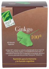 Ginkgo 100 60 Capsulas Cienporcien Natural