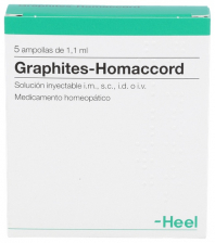 Graphites-Homaccord 5 ampollas 1,1 ml