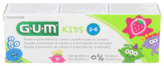 Gum Kids Pasta Dental Fresa 50 Ml - Varios