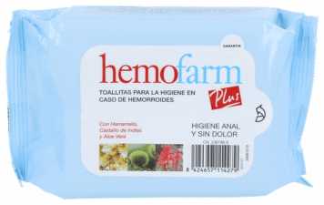 Hemofarm Plus Hemorroides 40Toallitas