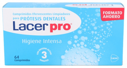 Lacer Protabs Tabletas Limiadoras De Protesis Dentales 64 Compri - Lacer