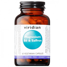 Viridian Magnesio, B6 y Azafran 60 Cápsulas Vegetales