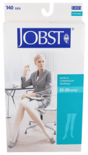 Media Jobst Compresion Normal Larga Blonda Negra Talla 4 - Bsn Medical