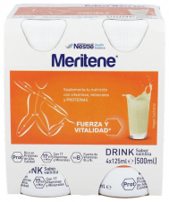 Meritene Activ Vainilla 125 Ml 4 Botellas