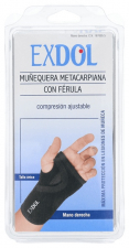 Muñequera Exdol Neopreno Metacapiana Ferula Derecha Talla Unica - Varios